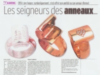 bagues et bijoux dans la presse