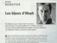 Article dans le journal suisse des bijoutiers joaillers